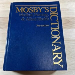 Vintage Mosby's Medical Dictionary 3rd edition ISBN 0-8016-3227-7 1990